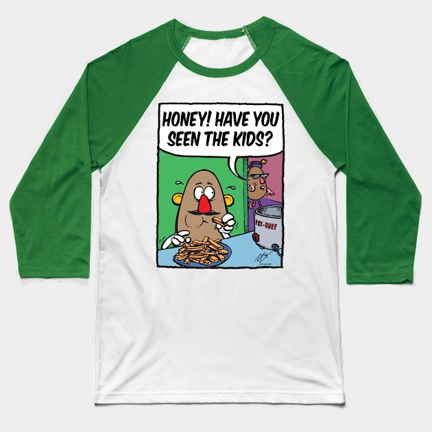 Bad Potato! Baseball T-Shirt by BRAVOMAXXX